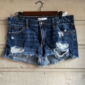 Abercrombie and Fitch Distressed Shorts Size 8